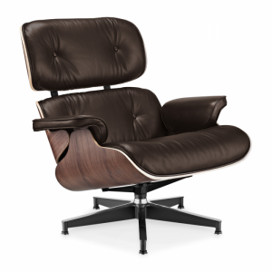 Stin classic lounge chair and ottoman-Aniline-Leather_Dark Brown